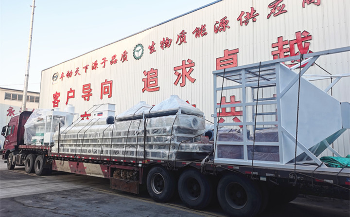 制粒機(jī)生產(chǎn)線設(shè)備裝車完成
