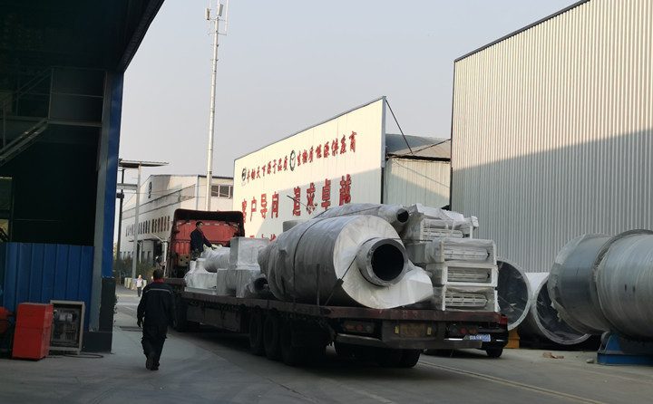 菌棒顆粒機(jī)裝車完成，發(fā)往安徽